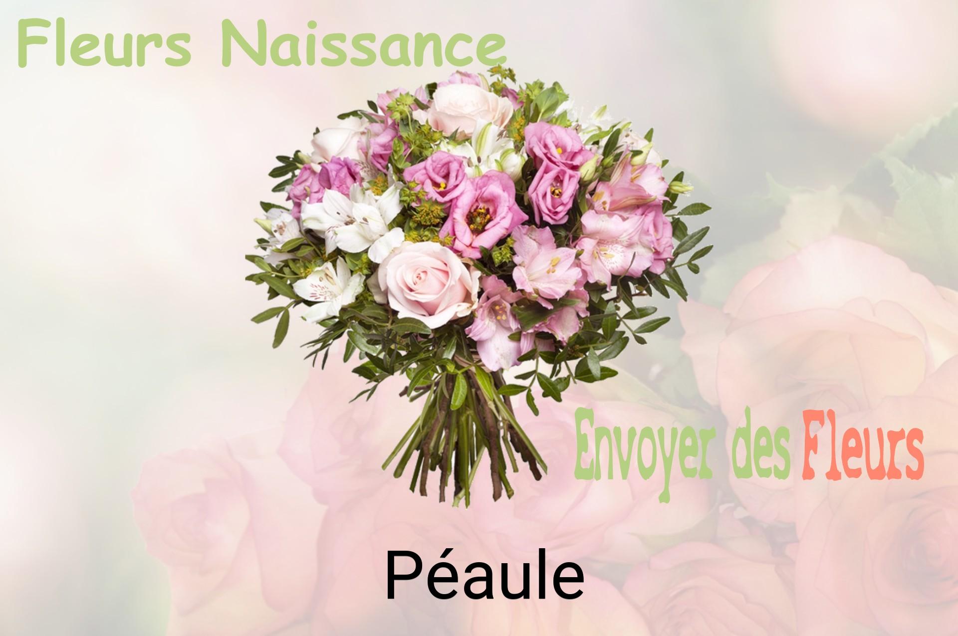 Bouquet de fleurs de naissance livré à Péaule